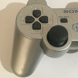 Official OEM Sony PlayStation 3 PS3 Silver Sixaxis DualShock Wireless Controller