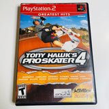 Tony Hawk's Pro Skater 4 (Sony PlayStation 2, PS2) Case and Manual only, No game
