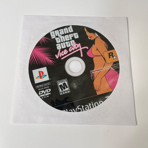 Grand Theft Auto: Vice City PS2 (Sony Playstation2, 2002) Disc Surface Is As New