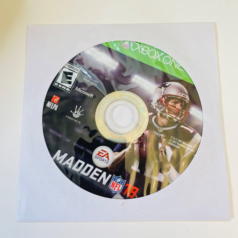 Madden NFL 18 (Microsoft Xbox One, 2017) Disc