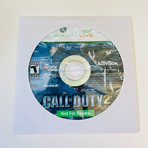 Call of Duty 2 (Microsoft Xbox 360, 2005) Disc Surface Is As New!