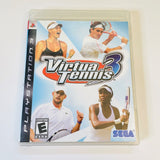 Virtua Tennis 3 PS3 (Sony PlayStation 3, 2007) CIB, Complete, VG