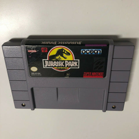 Jurassic Park (Super Nintendo Entertainment System, 1993) -Cart