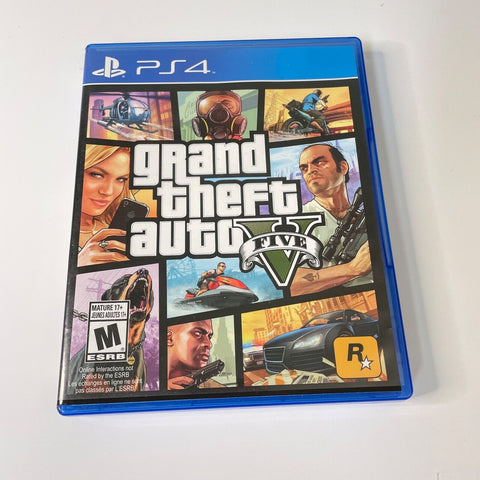 Grand Theft Auto V (Sony PlayStation 4, PS4) CIB, Complete, VG