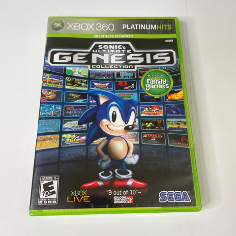 Sonic's Ultimate Genesis Collection - Xbox 360, Complete CIB, Disc Is As New!