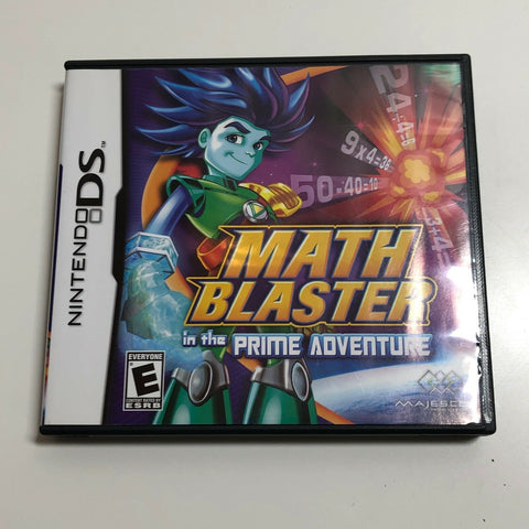 Math Blaster in the Prime Adventure (Nintendo DS, 2009) CIB, Complete, VG