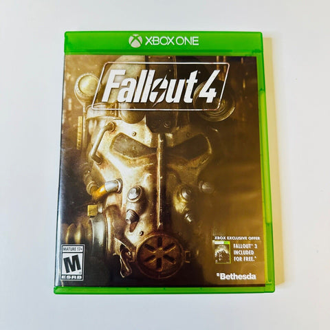 Fallout 4 (Xbox One, 2015) CIB, Complete, VG