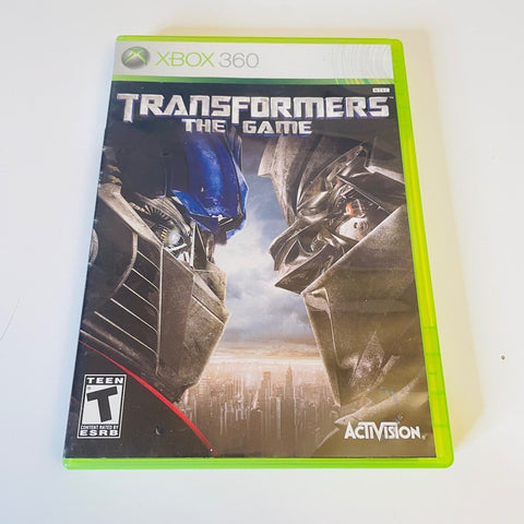 Transformers: The Game (Microsoft Xbox 360) CIB, Complete VG Disc Surface As New