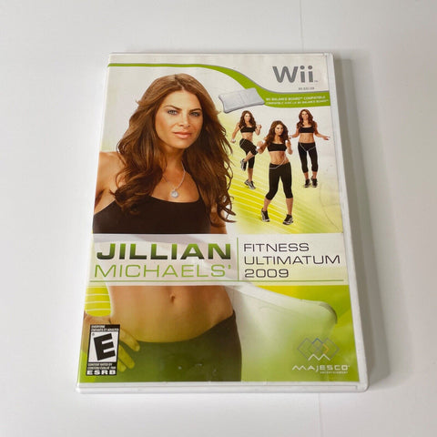 Jillian Michaels Fitness Ultimatum 2009 (Nintendo Wii) CIB, Complete, Disc Mint!