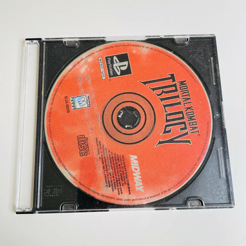 Mortal Kombat Trilogy (PlayStation 1 PS1, 1996) Black Label, Disc, VG