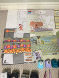 Huge Lot 16LB of Crafts Making Supplies, Tools, Paper cutters, ribbons, etc