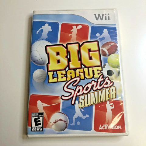 Big League Sports: Summer (Nintendo Wii, 2009) CIB, Complete, VG