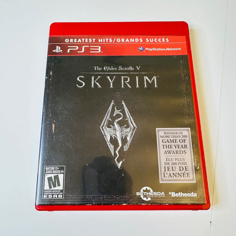 The Elder Scrolls V Skyrim - PlayStation 3, PS3, CIB, Complete, VG