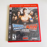 WWE SmackDown vs. Raw 2010 PS3 (PlayStation 3, 2009) CIB, Complete, VG