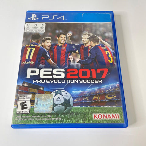 Pro Evolution Soccer 2017 Konami CA Playstation 4, PS4, CIB, Complete, VG