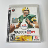 Madden NFL 09 (Sony PlayStation 3, 2008) PS3, CIB, Complete, VG