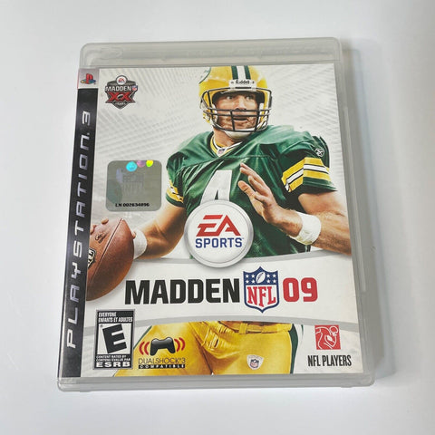 Madden NFL 09 (Sony PlayStation 3, 2008) PS3, CIB, Complete, VG