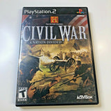 Civil War: A Nation Divided - PS2 - CIB, Complete, VG