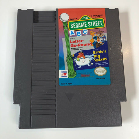 Sesame Street ABC A B C - NES Nintendo Game, Cart