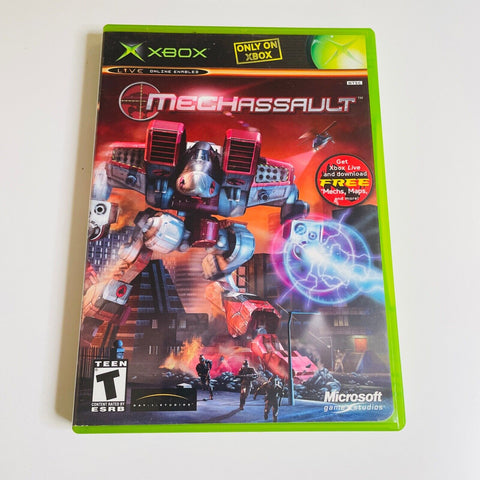 MechAssault  - XBox Microsoft, CIB, Complete, Disc Surface Is As New!