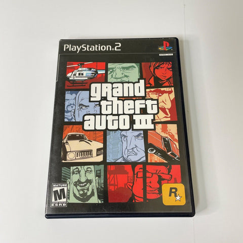 Grand Theft Auto III (PlayStation 2, PS2) CIB, Complete, Disc Surface Is As New!