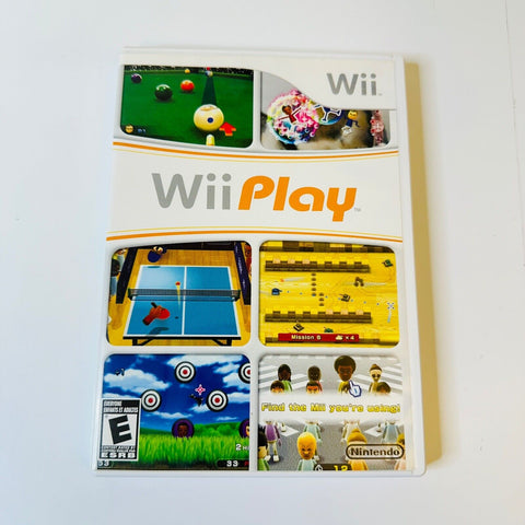 Wii Play (Wii, 2007) CIB, Complete, Disc Surface Is As New!