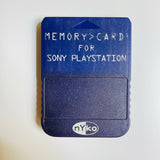 Nyko Memory Card  15 Block Blue For Sony PlayStation