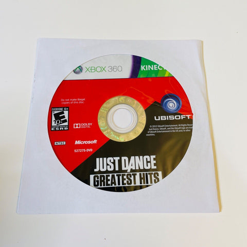 Just Dance -- Greatest Hits (Microsoft Xbox 360, 2012) Disc Surface Is As New!