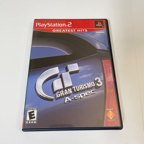 Gran Turismo 3 A-spec  (PlayStation 2, PS2 CIB, Complete, Disc Surface Is As New