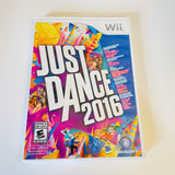 Just Dance 2016 (Nintendo Wii) CIB, Complete, VG Disc Surface Is As New!
