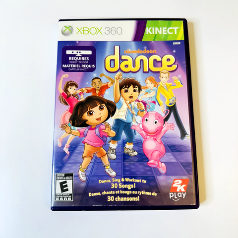Nickelodeon Dance (Microsoft Xbox 360) CIB, Complete, Disc Surface Is As New!