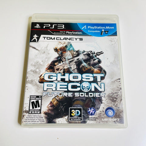 Tom Clancy's Ghost Recon Future Soldier PS3 Sony PlayStation 3, CIB, Complete,VG