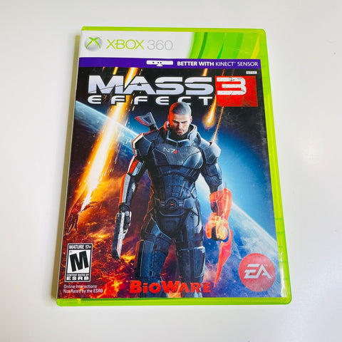Mass Effect 3 (Microsoft Xbox 360, 2012) CIB, Complete, VG Disc Surface As New