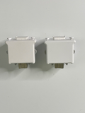 Lot of 2 Nintendo Wii Motion Plus Sensor Adapter For Controller  White